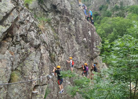Gite en Ardèche : Escalade et via ferata